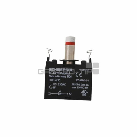 Tlačítko červ.s LED SEYDELMANN 114 /130