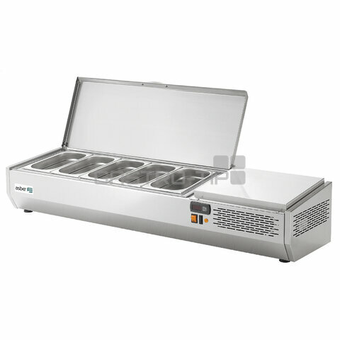 Pizza chladící pultová vitrína Asber GVL-135 (GN1/4)