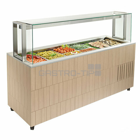 Vitrina bufetova vyhrivana DOGE Servito 2000 3PC