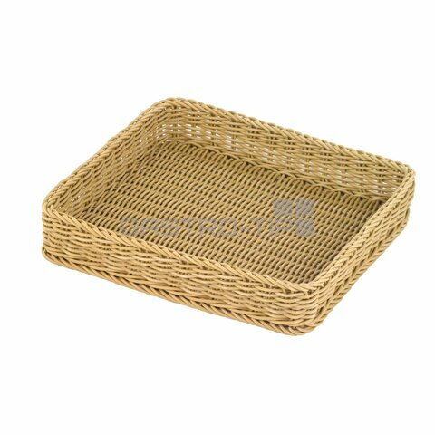 Koš pletený GN 2/3 - světle béžový