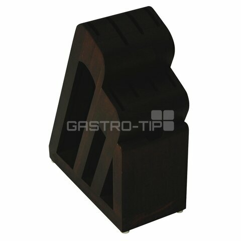 Stojan na nože tmavě hnědý buk