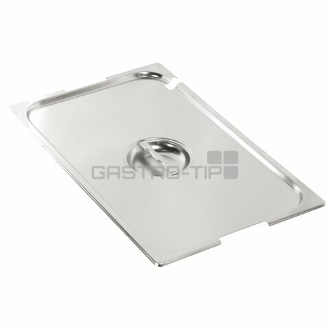 Víko GN 1/1 nerez, výsek pro naběračku a ucha