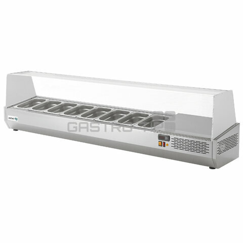 Pizza chladící pultová vitrína Asber GV-204 (GN1/3)