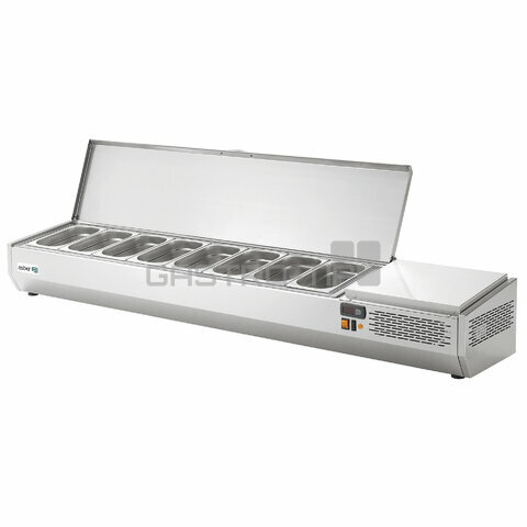 Pizza chladící pultová vitrína Asber GVL-180 (GN1/4)