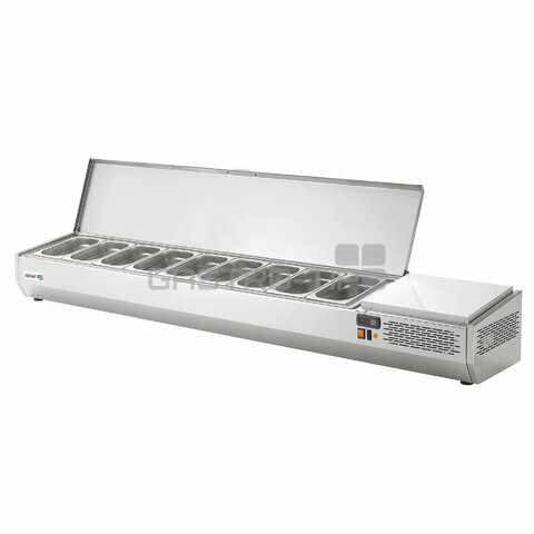 Pizza chladící pultová vitrína Asber GVL-200 (GN1/4)