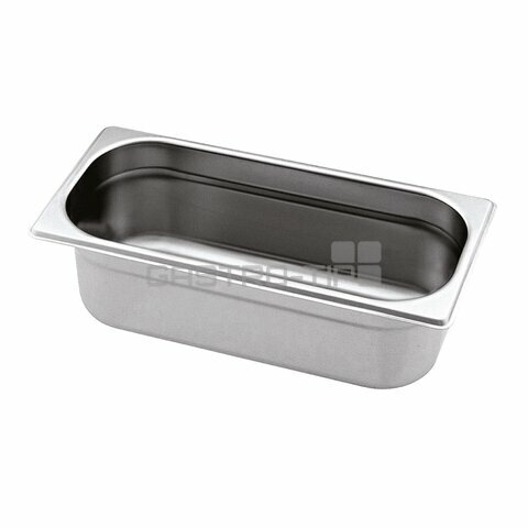 GN 2/8 (h=100 mm) nerezová plná