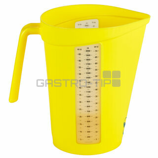 Odměrka 2 l průhledná stupnice žlutá 60006