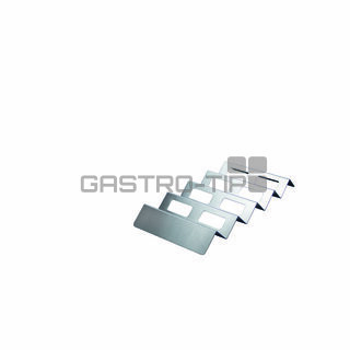 Prodejní podložka z otvory nerez 370x175x35 mm